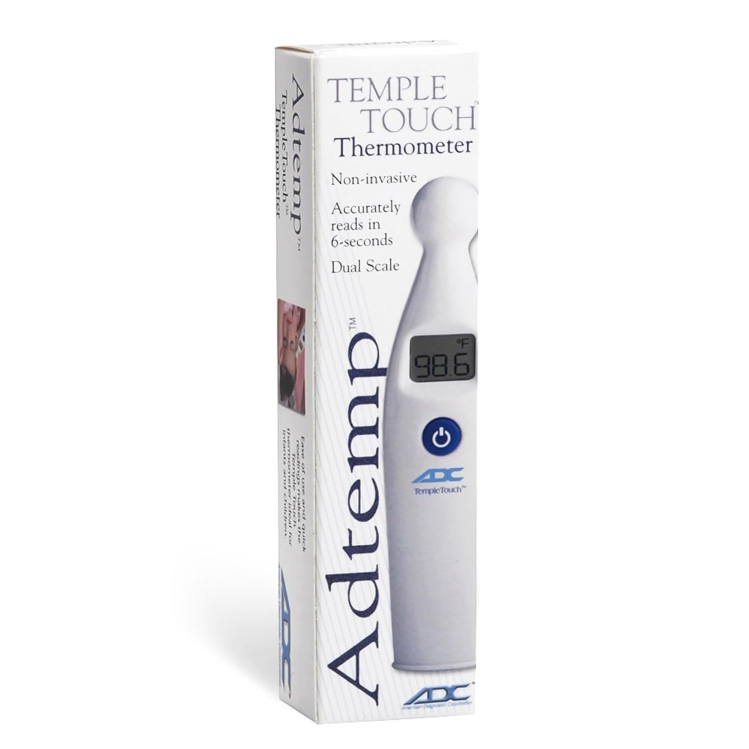 Adtemp 427 Temporal Contact Thermometer LCD Display 427 1 Ea...