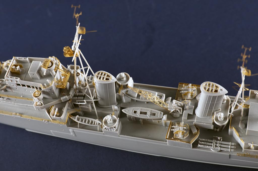 Generico 05368 HMS Scylla, Plastic Model Warship, Kit di Modellismo in Plastica, Scala 1/350