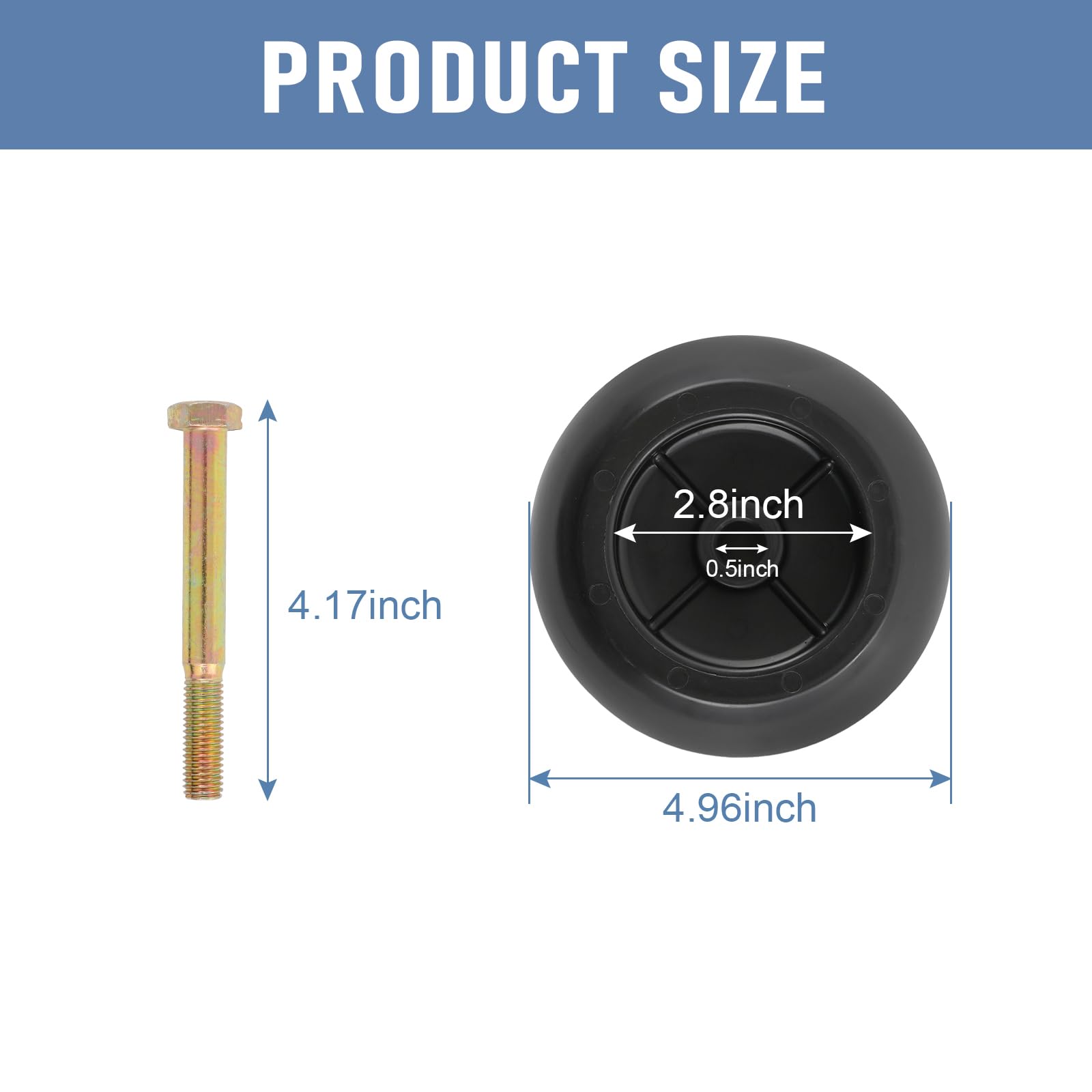 Amazon.com: DICMIC 6Pcs Lawn Mower Anti Scalp Deck Wheel Kit