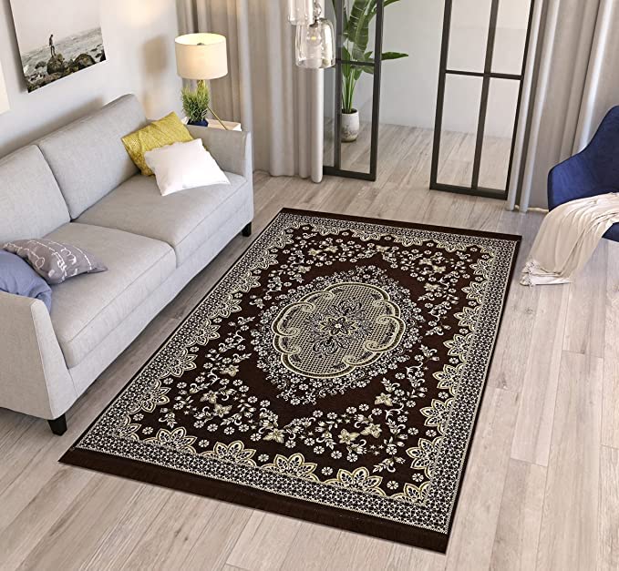 Buy Nature A Premium Cotton Living Room CarpetArea RugDurries (5