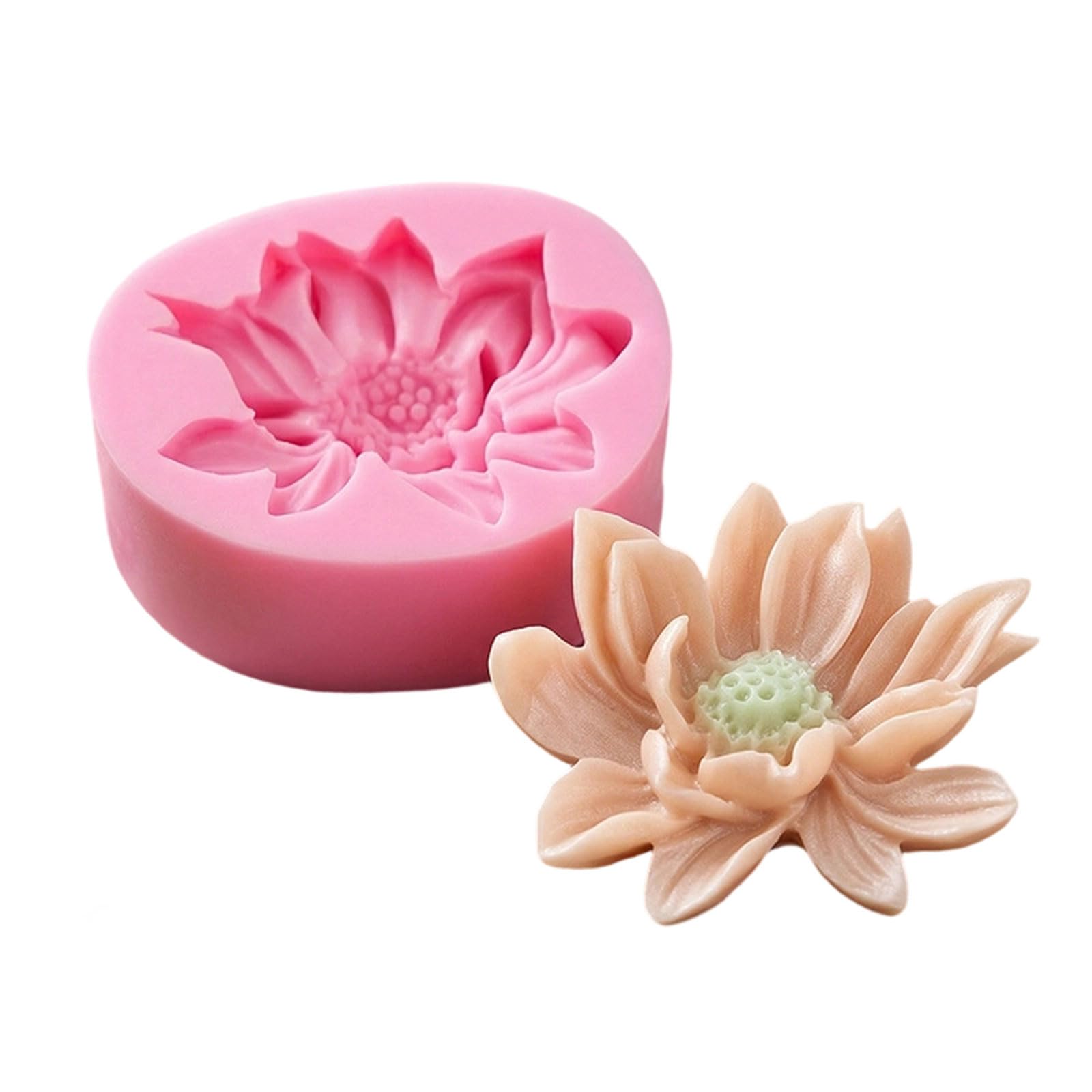 ZEPFJHE Silicone Flower Ideal for Soaps Edible Flowers and Creative Soap Molds