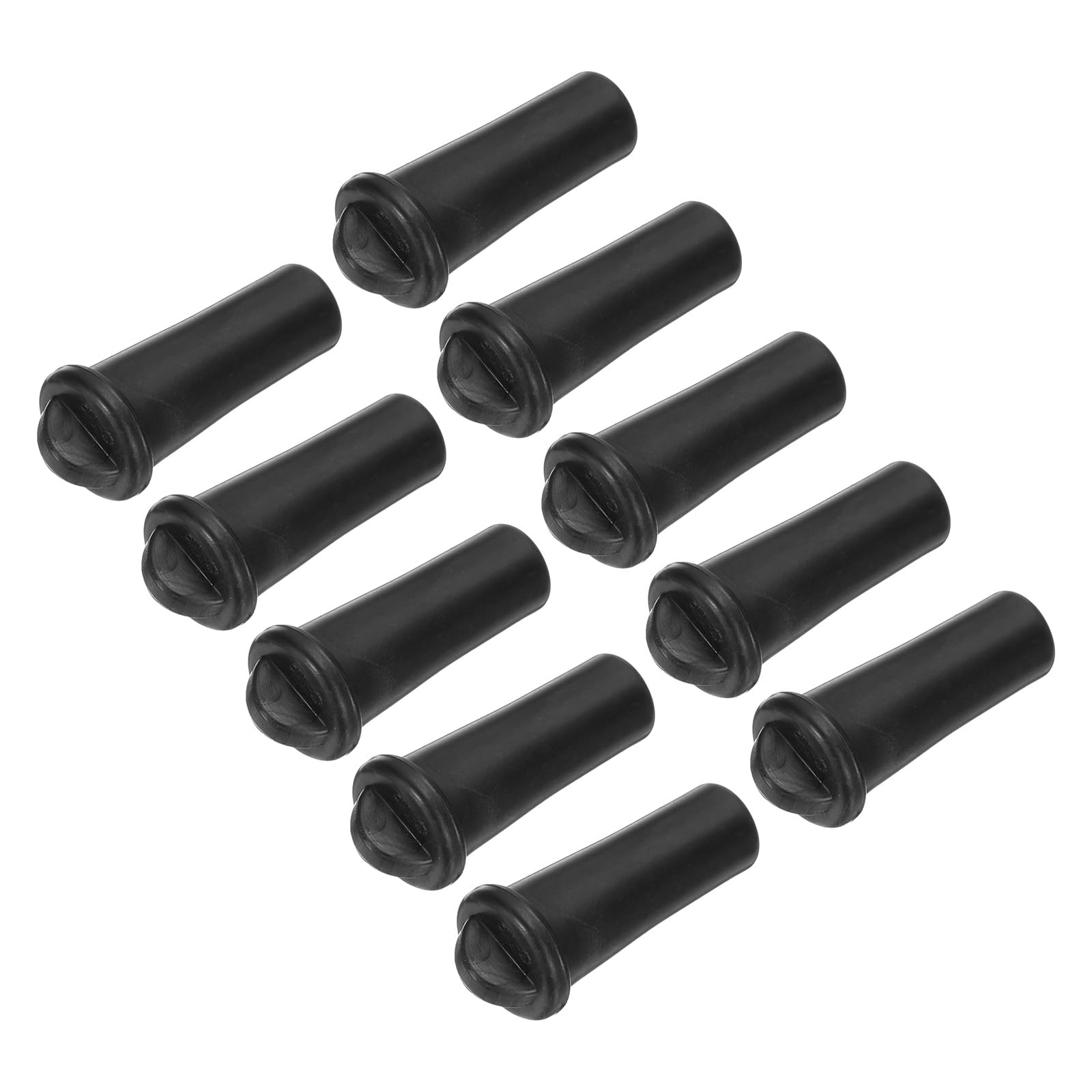 MECCANIXITY Rubber Tube Covers Internal Plug Pipe Inner 16mm End Caps Round Plugs for Hose Electrical Conduit Pack of 10
