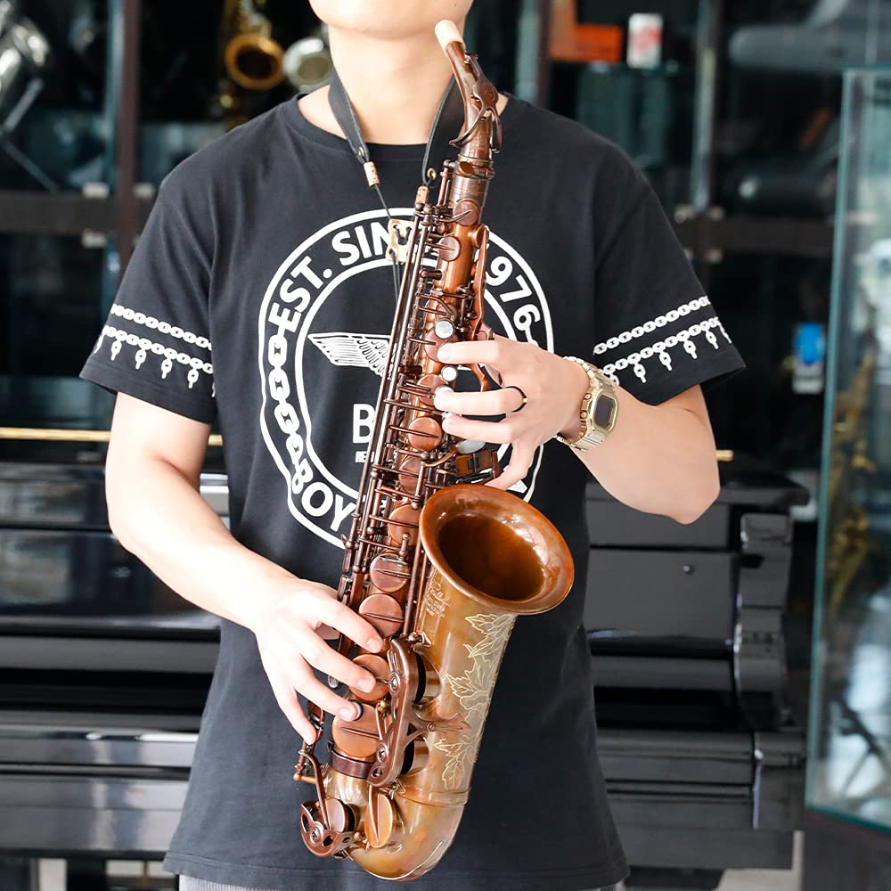 Rollins Saxophone alto RSA-X7, E flat Selmer 54-Key,Matière laiton,Or et cuivre nu