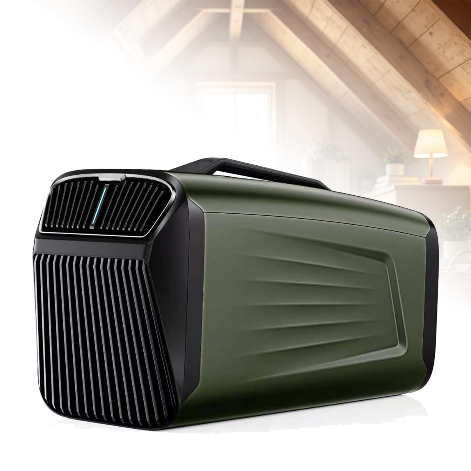 5200 Btu Portable Air Conditioner Camping, 400w Low Power Tent Ac, W/ Remote, Touch Panel, Efficient Cooling, Quiet 45db, Cooling, Fan, Dehumidify, and Sleep 4-In-1 for Tent Camping Or Home Use