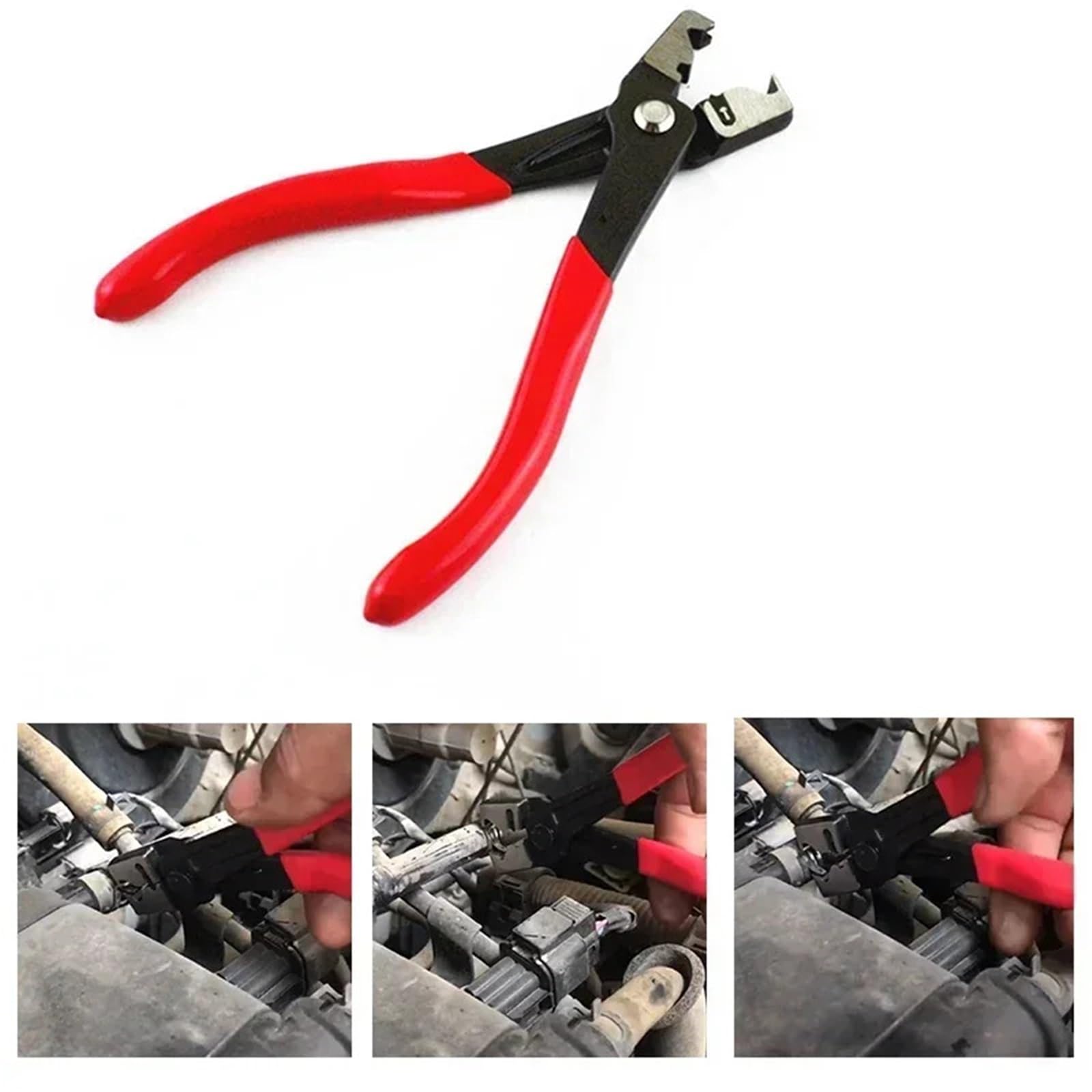 Abrazaderas Metalicas Para Tubos 140 abrazaderas de manguera continuas acero inoxidable 304 7-21 mm o 1 alicates abrazadera para manguera de piscina(140pcs with pliers)