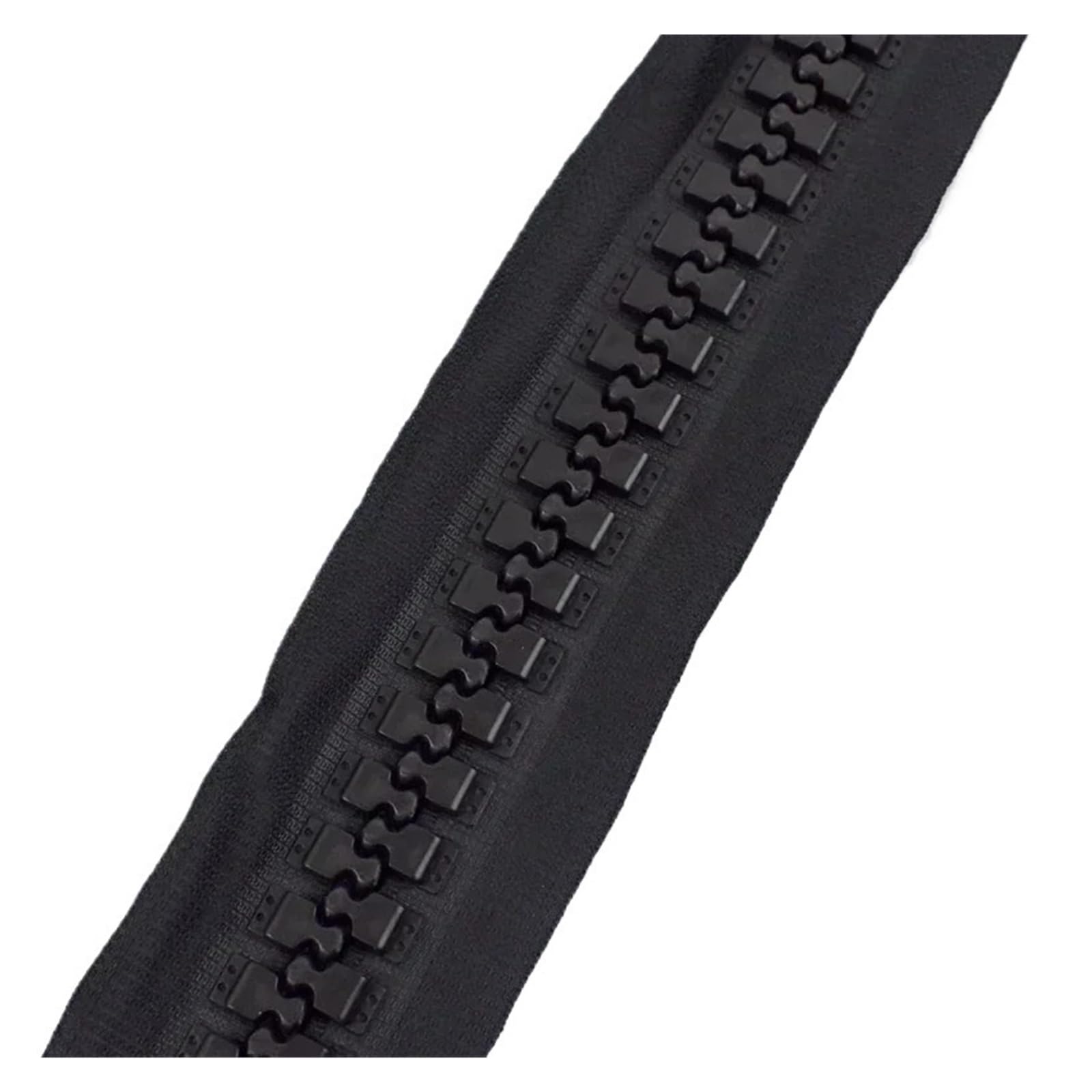 30# for cremallera grande deslizante, mochila for exteriores, tienda, cierre de cremalleras, Kit de reparación, accesorios de ropa DIY(Black-2Meter2Sliders)