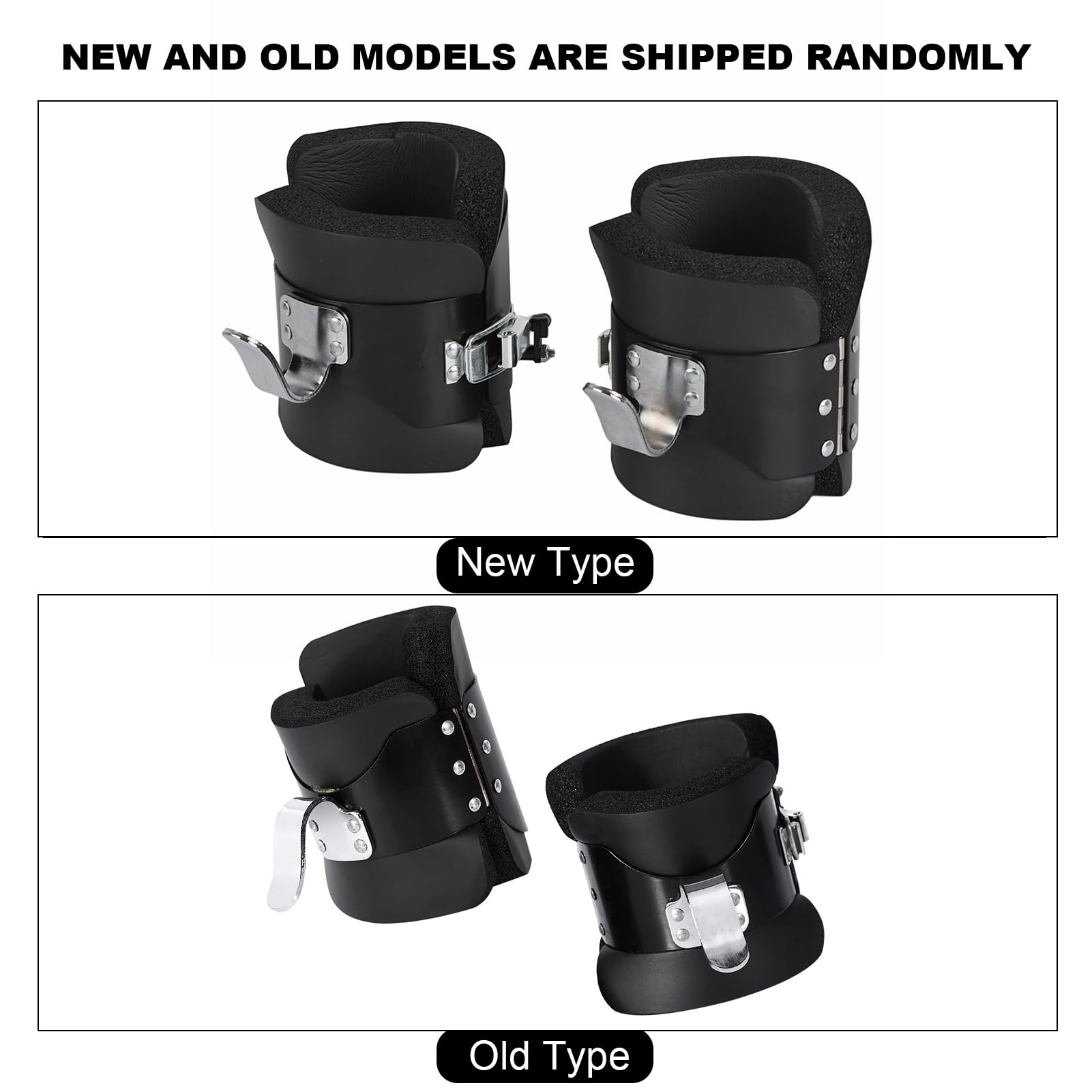 ANGGREK GRAVIT Y Boots, Hang Upside Down for Back Pain Relief Comfortable Padded Sides Sturdy Hooks Attaches to Chin up Bars Improve Posture with Inversion Helps Stretch Muscles
