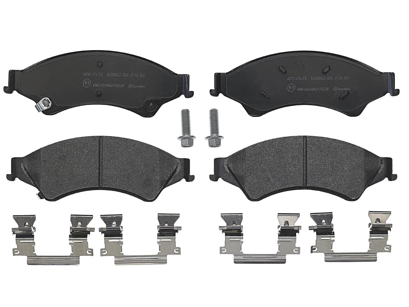 Brembo P 24 153 - Pastiglia Freno - Anteriore