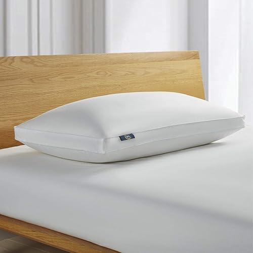 Miniatura 2 de Serta 500 Fill Power Hotel Collection - Almohada reforzada de 300 hilos para cama lateral de cama, hecha en Estados Unidos, 1 unidad (paquete de 1),