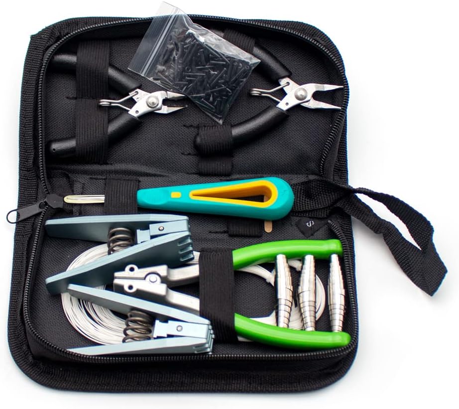 Jieotwice DIY Tennis Squash Badminton Racquet Racket Tools, Starting Stringing Clamp Tool Kit Gripper for Badminton Squash Tennis Racket