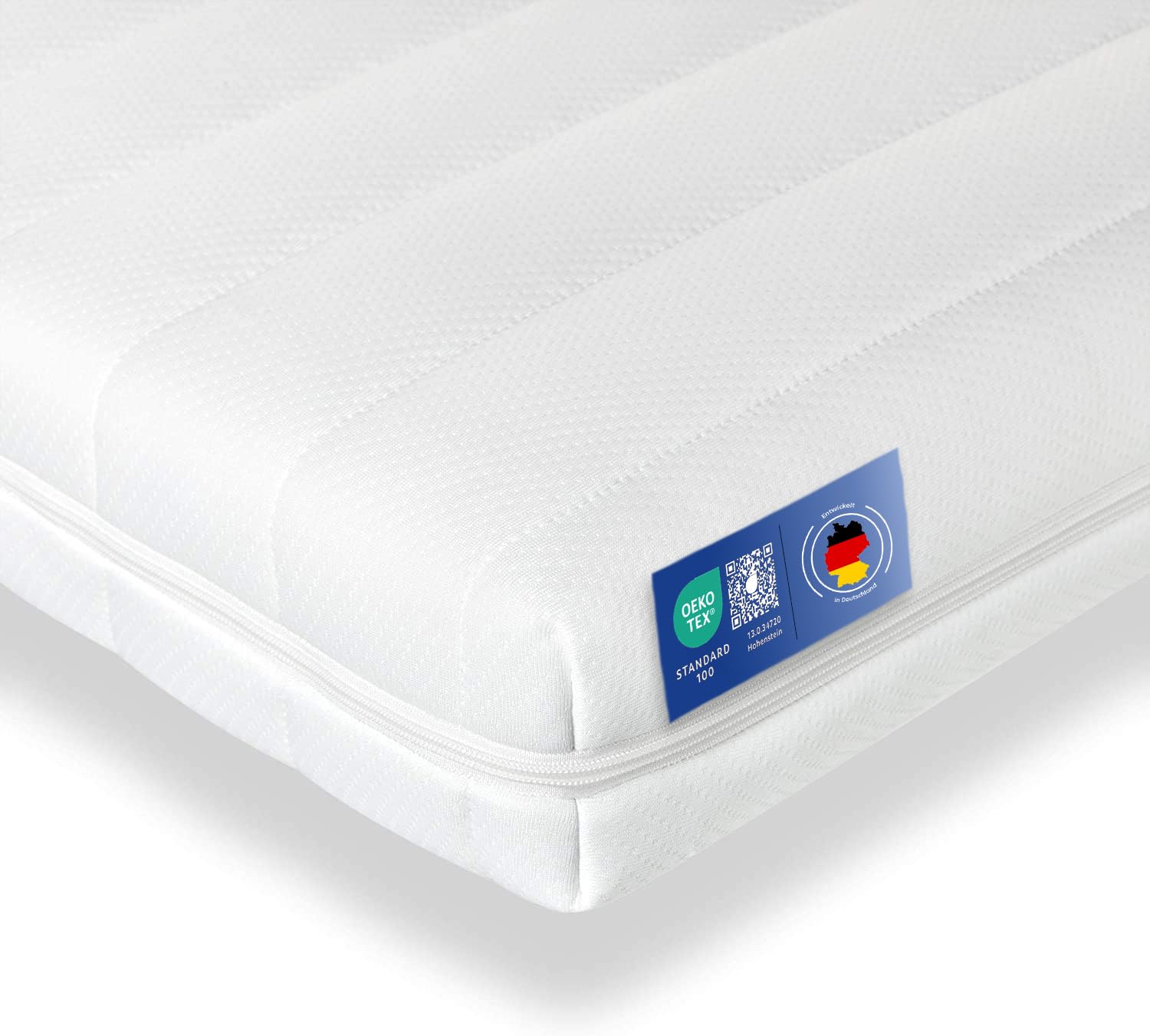 Träumegut24-8cm Premium Kaltschaum Matratzentopper Matratzenauflage Topper - Härtegrad H3-90x200cm