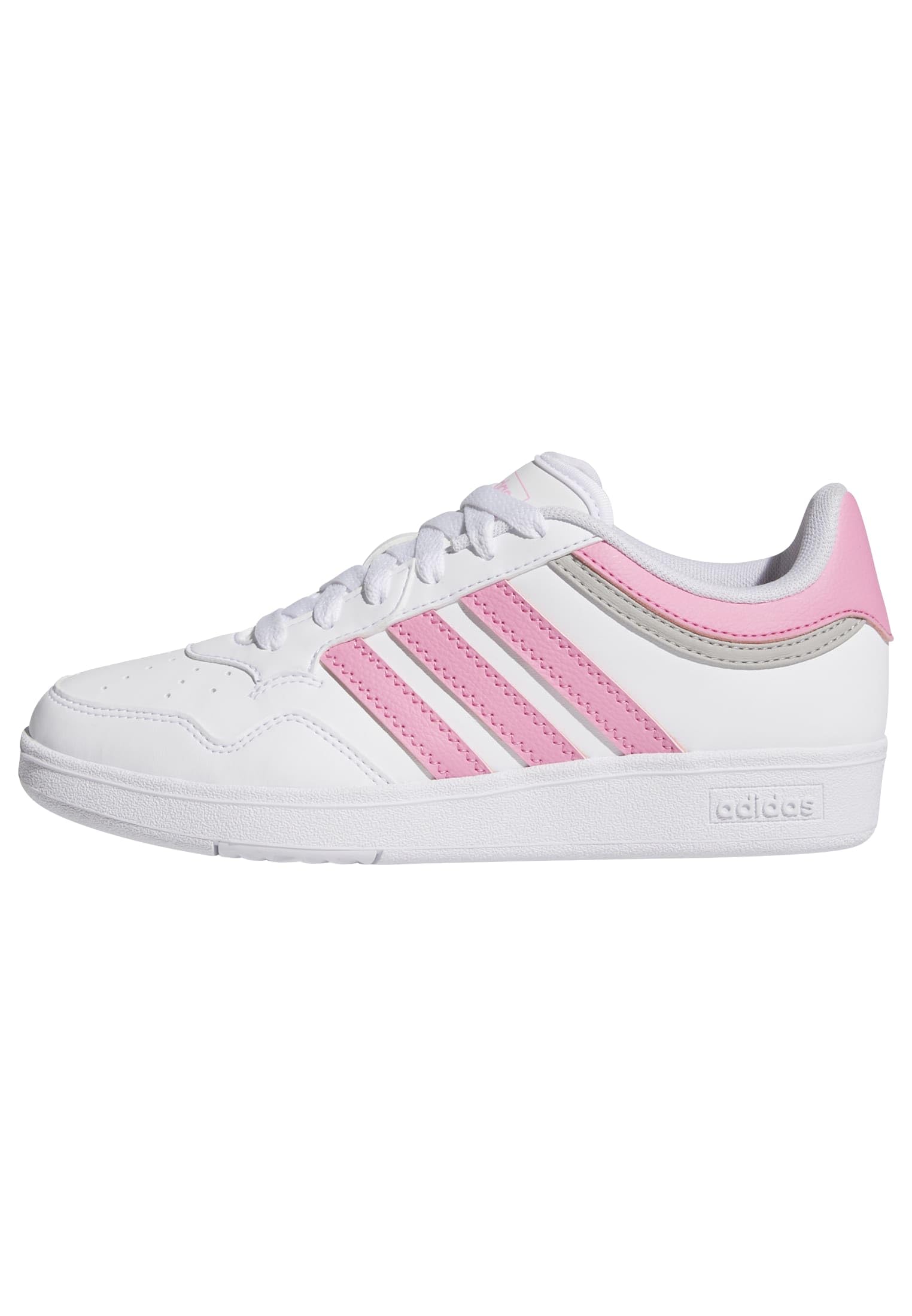 adidas Unisex Kids Hoops 4.0 Shoes, FTWR White/Bliss Pink/Grey Two, 5.5 UK