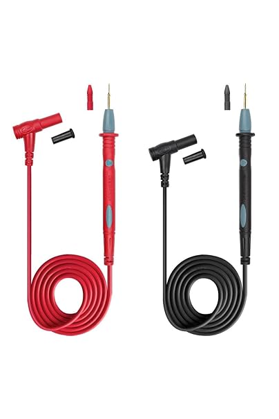 Alkatronik 1 Çift Multimetre Probu 1000v 20a Tüm Multimetreler Ile Uyumlu Test Ölçüm Kalosu 1 Metre Voltmetre