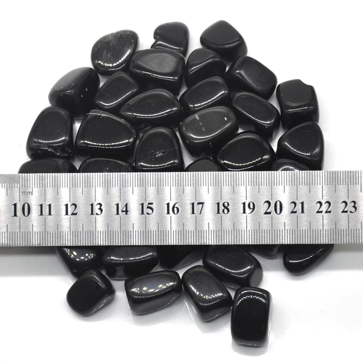 Crystal Healing Pietra di Ghiaia Burattata Lucidata Gemme Minerali Gemma Decorazione Acquario Grezzo-Quarzo Fragola Rs,500g