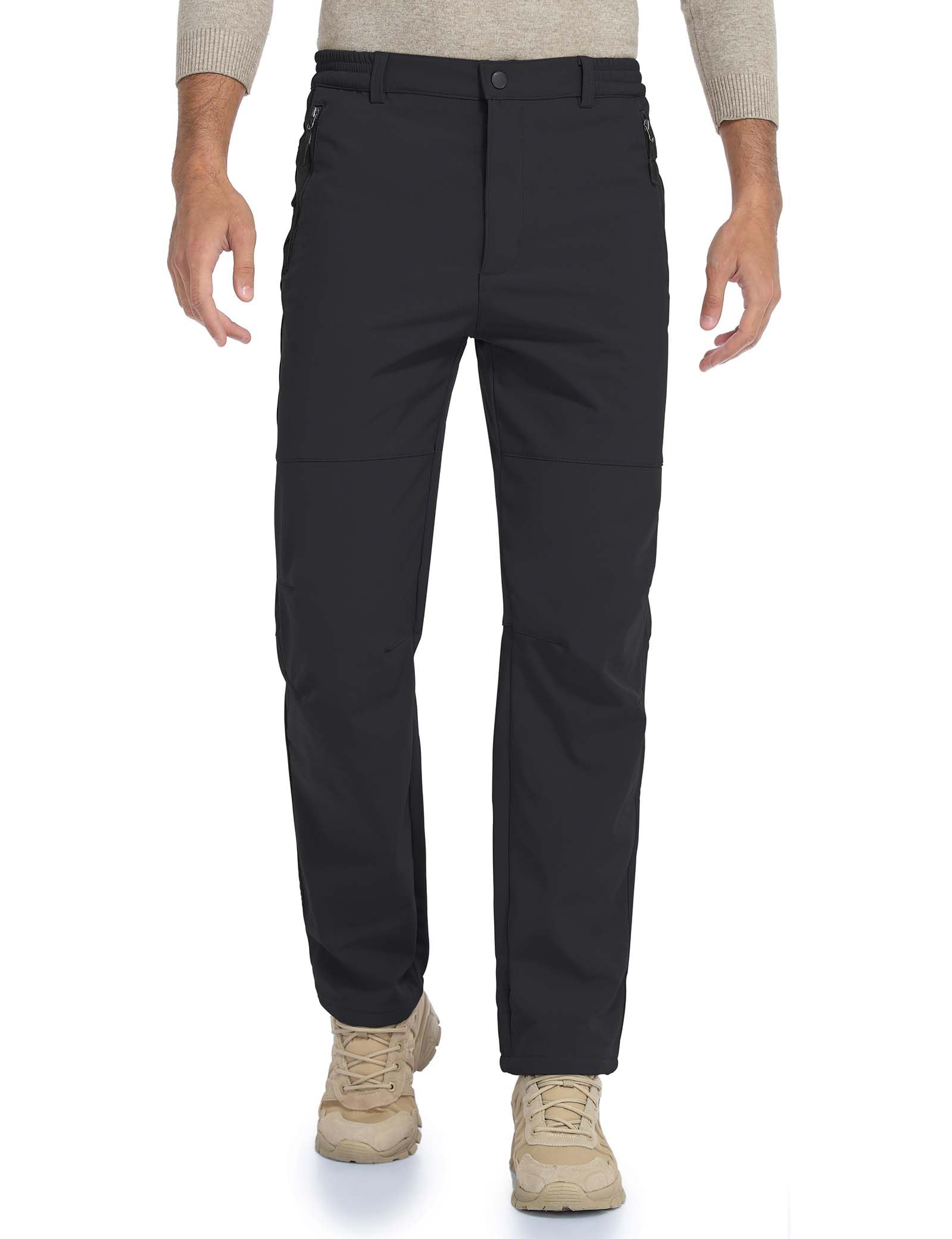 HFDWYJ Pantaloni Trekking Uomo Invernali Impermeabile Pantaloni Uomo per attività All'aperto da Sci Neve Arrampicata Escursionismo Caldo