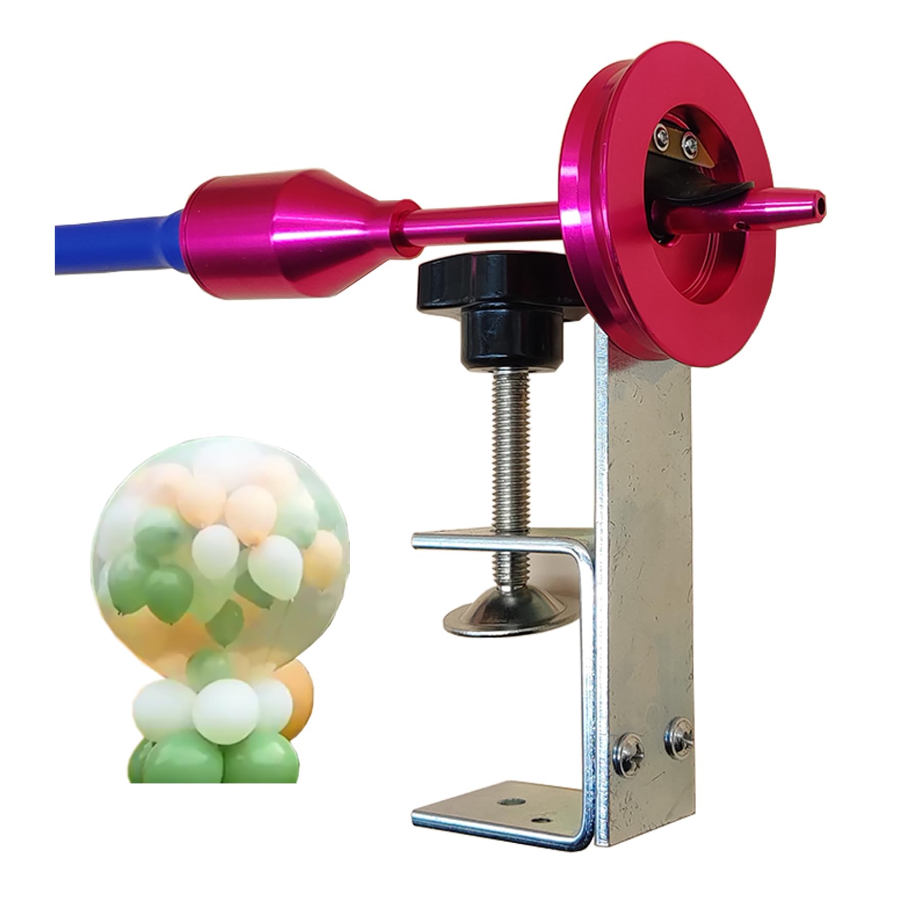 Macchina per Inserire Palloncini, Riempimento Rapido: 10 p/min | Strumento per Riempire Palloncini con Elio e Aria per Feste, Compleanni, Matrimoni, Set Creare Palloncino Dentro Palloncino