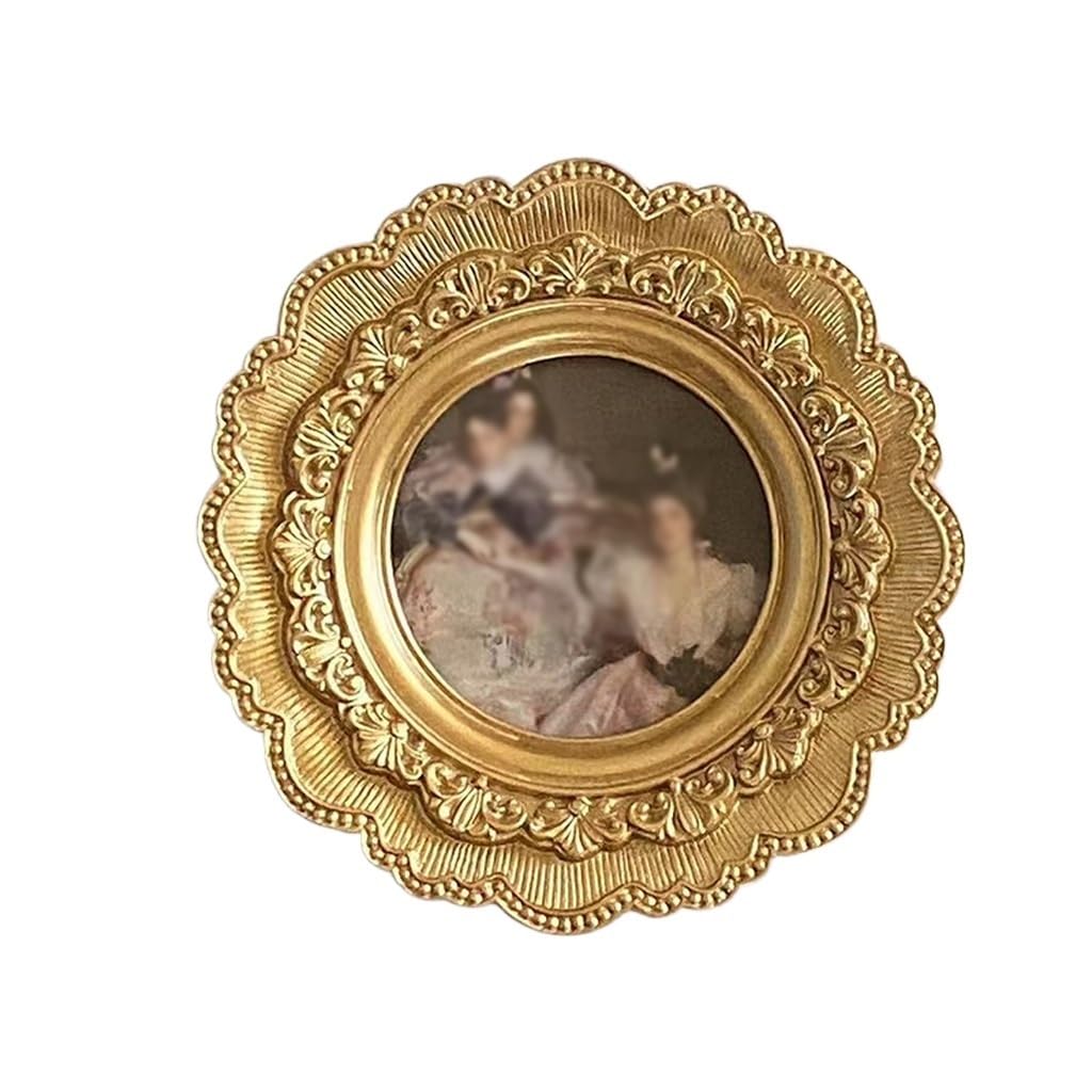 KLerDH Picture Frames, Studio Wedding Resin Picture Frame Hanging Wall Carved Background Decoration