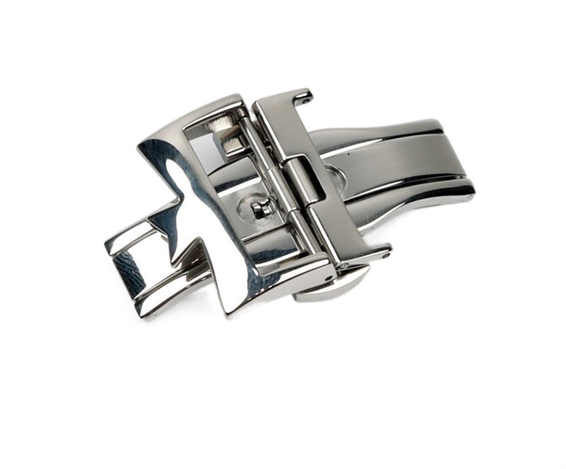 Boucle de montre en acier robuste pour bracelet Constantin argenté 20mm - 8