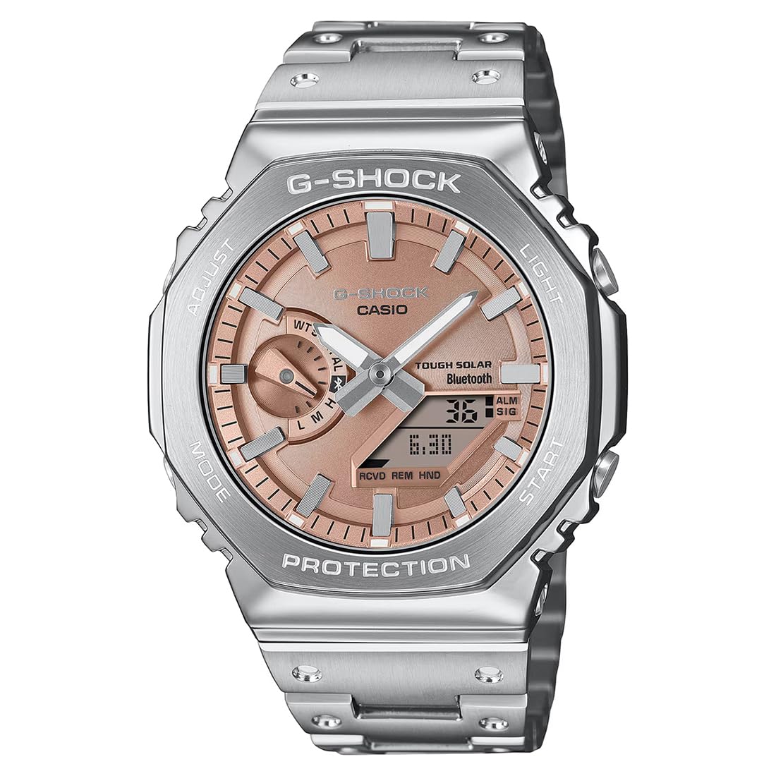 Casio G-Shock GM-B2100AD-5ADR Bluetooth Analog-Digital Orange Dial Men