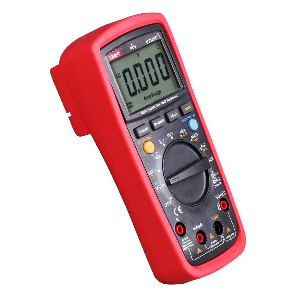 UNI-T Ut139 C multímetro digital Voltímetro Diseñado AC/DC Voltaje Ampere Testers