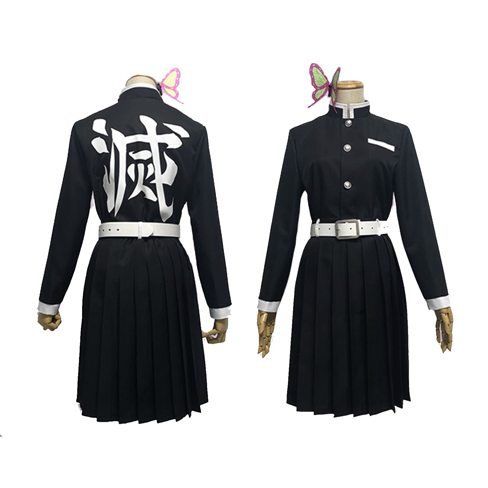 未使用　鬼滅の刃　栗花落カナヲ　衣装＋ウィッグ＋日輪刀　コスプレ　M Amazon.co.jp: 栗花落カナヲ コスプレ衣装 コスプレ衣装+かつら+