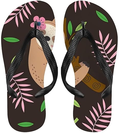 Amazon Co Jp 大人 ビーチサンダル ビーチサンダル スリッパ サンダル かわいい ナマケモノ ビーチシューズ メンズ ブービーチサンダル スリムビーチサンダル トングサンダル 浴衣 ぞうり ローヒール 滑り止め 男女通用 25 31cm シューズ バッグ