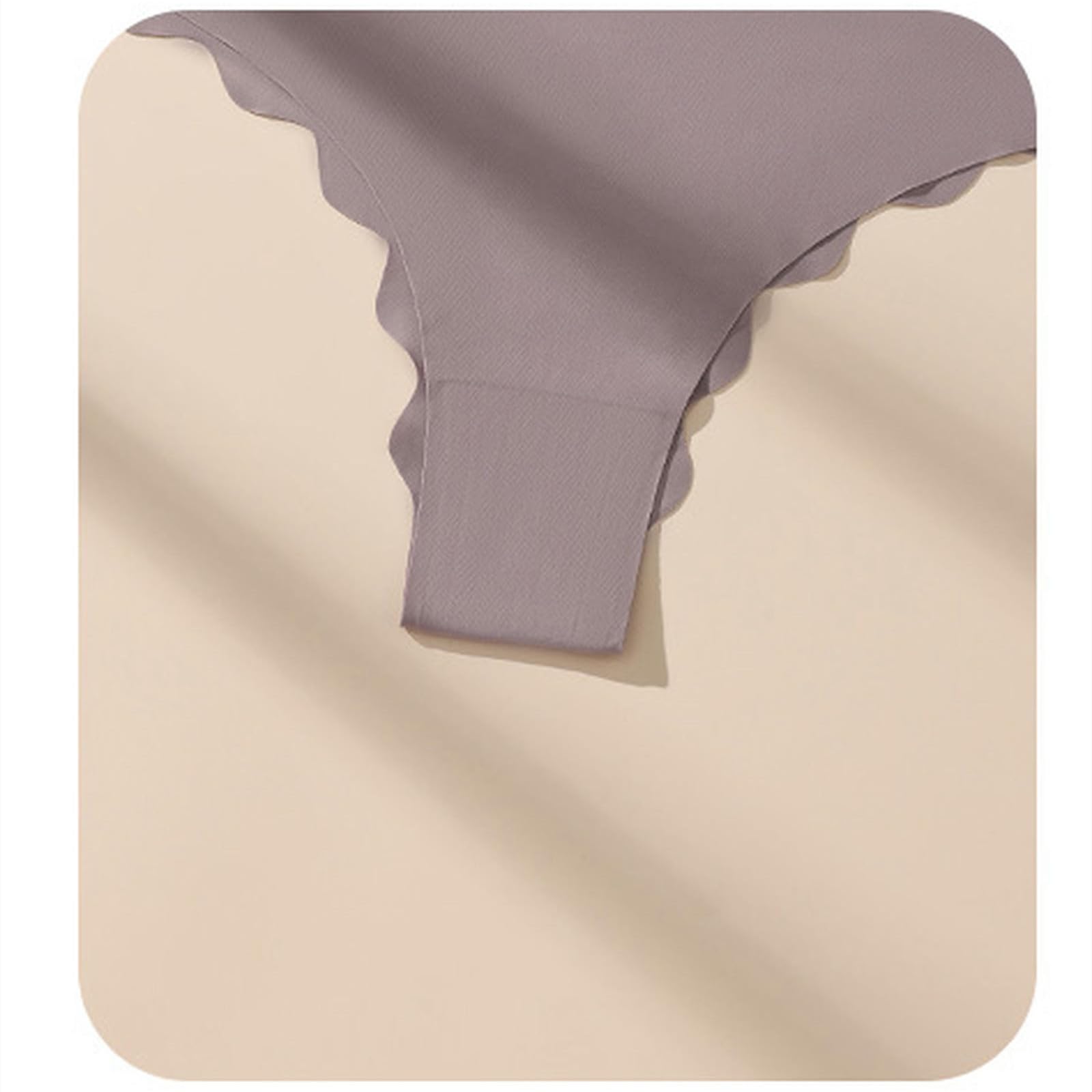 Unterhosen Damen Seamless Tanga Für Frauen Keine Show Höschen Unterwäsche Unsichtbarer Bikini Frauen Unterwäsche Große Slips Frauen 5 Pack-karamell 5pc-4xl