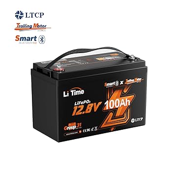 Amazon | LiTime 12V100Ah TMリン酸鉄リチウムイオンバッテリー
