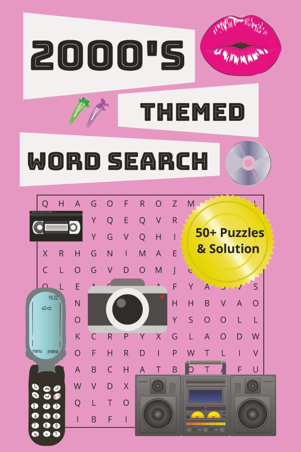 2000's Themed Word Search: A Millennial Must Have: 55 Puzzles Packed with 550 Unique Words from the Ultimate 2000s Era