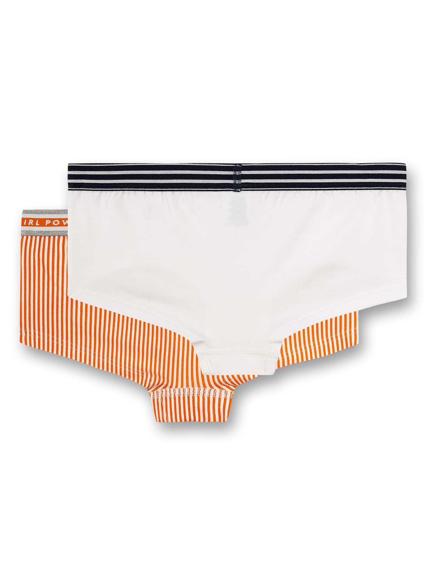 Sanetta Mädchen Doppelpack Cutbrief Orange Unterwäsche (2er Pack)