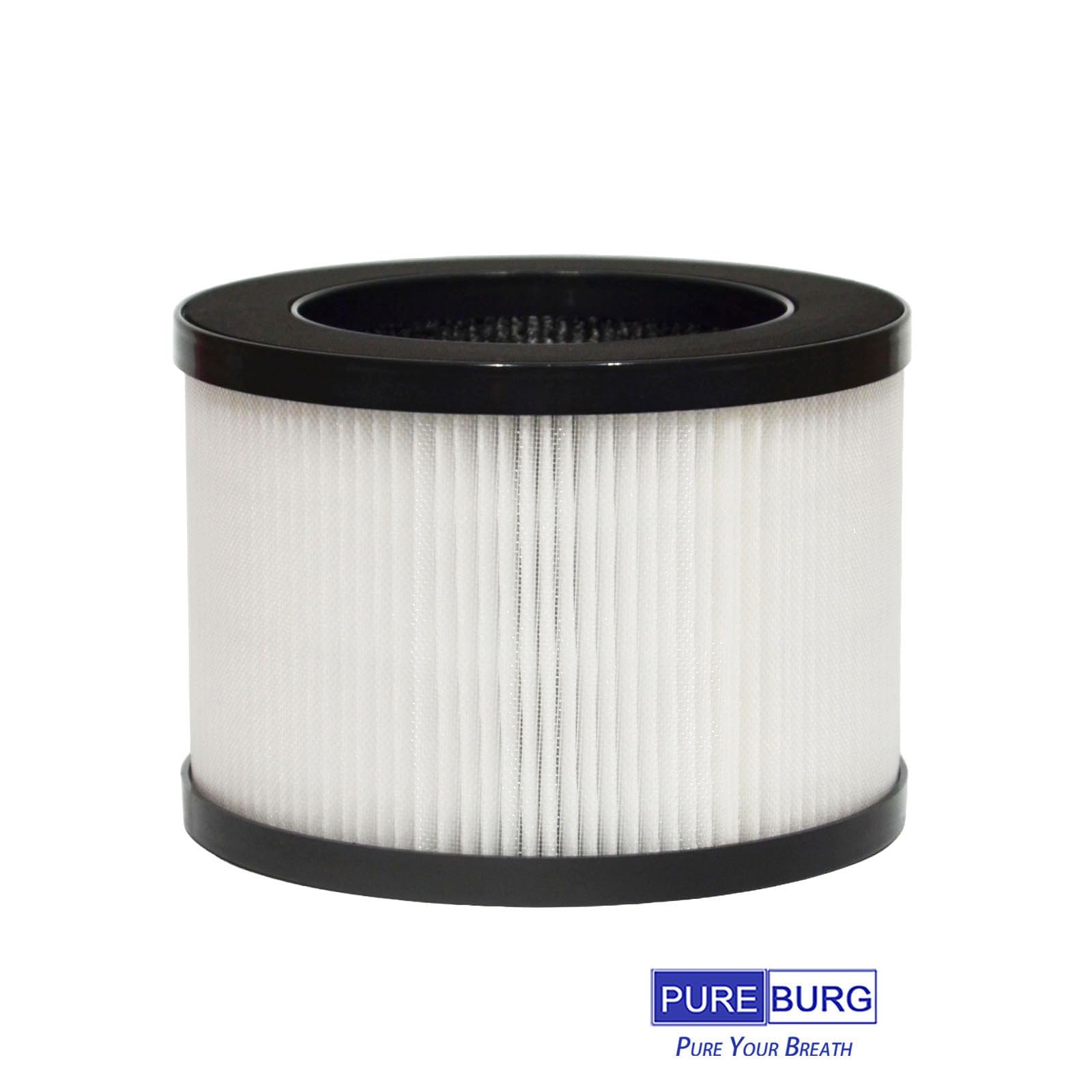 PUREBURG Filtro di ricambio compatibile con AROEVE JH12 JH01A purificatore d'aria, confezione da 2 pezzi H13 True HEPA carbone attivo 3 livelli di filtrazione purificazione dell'aria, polvere VOCs