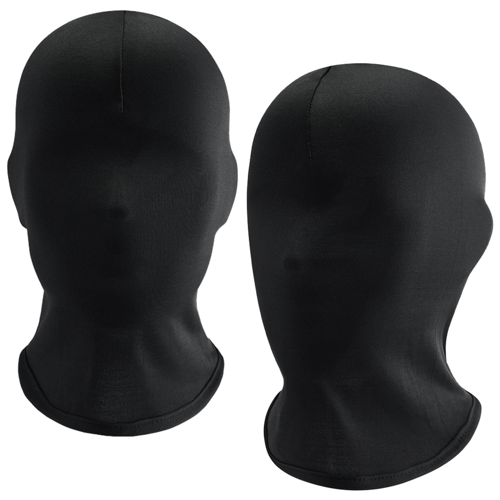 Buy Black Full Face Halloween Full Black Full Face Cover Spandex Zentai