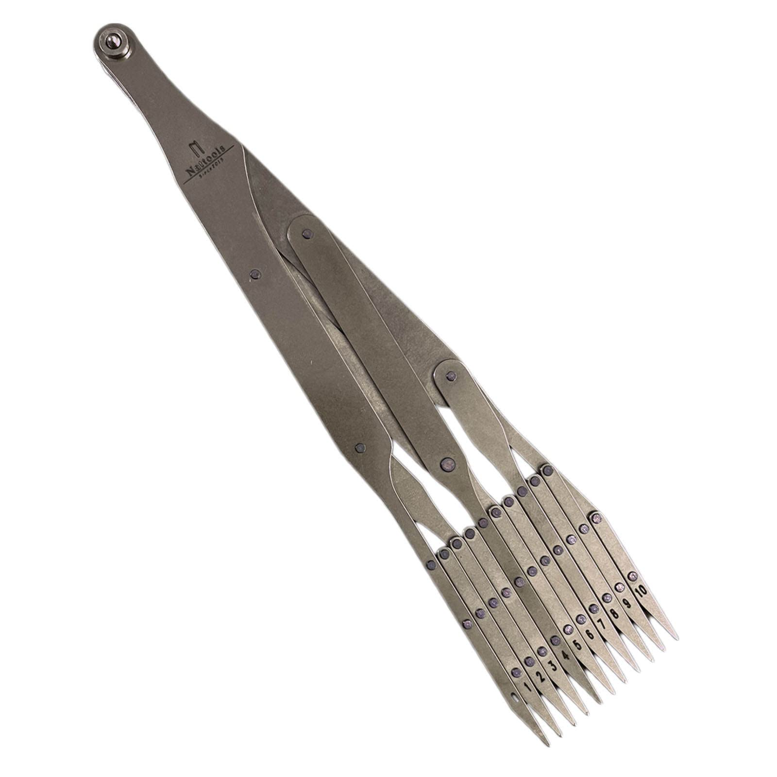 Harilla Spacer Quilting Expanding Uniform Scale Sewing Ruler for Grommet Button Holes Drapery Adults Dressmaker, 11 Point