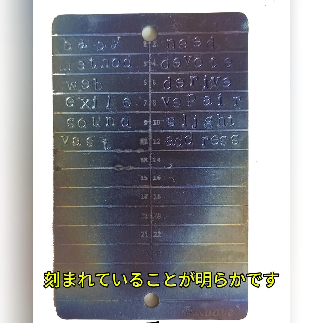 Amazon.co.jp: 純チタン製シードフレーズ保管プレート2枚セット