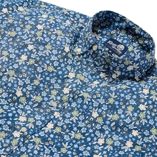 Reyn Spooner Men's Floral Hawaiian Aloha Shirt - Button Front2