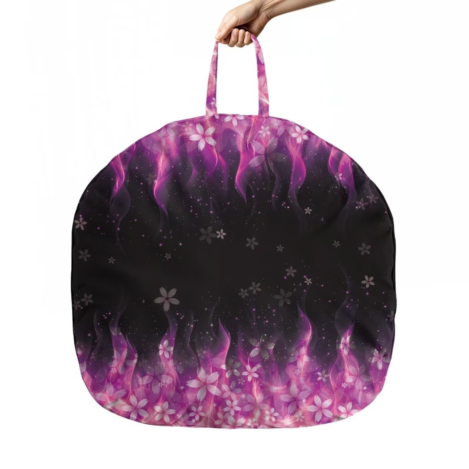 Hechitok Pink Flame Floral Baby Lounger Cover, Baby Nest Cover, Newborn Lounger Cover, Infant Lounger Cover, Breathable Adjustable Slipcover for Boys Girls