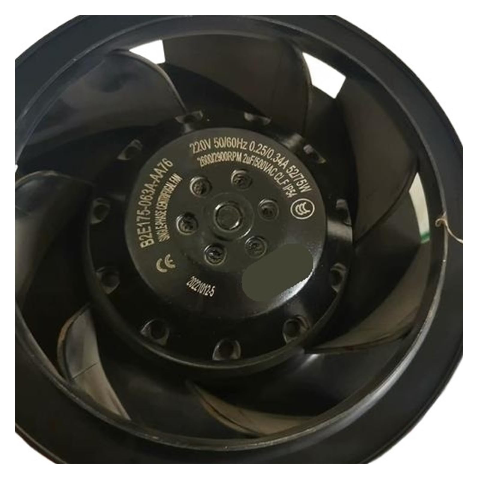 Ventilateur 220V B2E175-063A-SA01 pour ventilation de hotte et atelier
