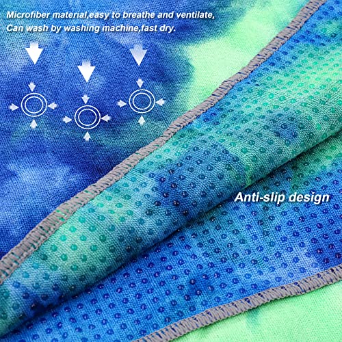 Getfitsoo Yoga Mate Perfect Yoga Towel Mat | 72" x 24" - Image 4