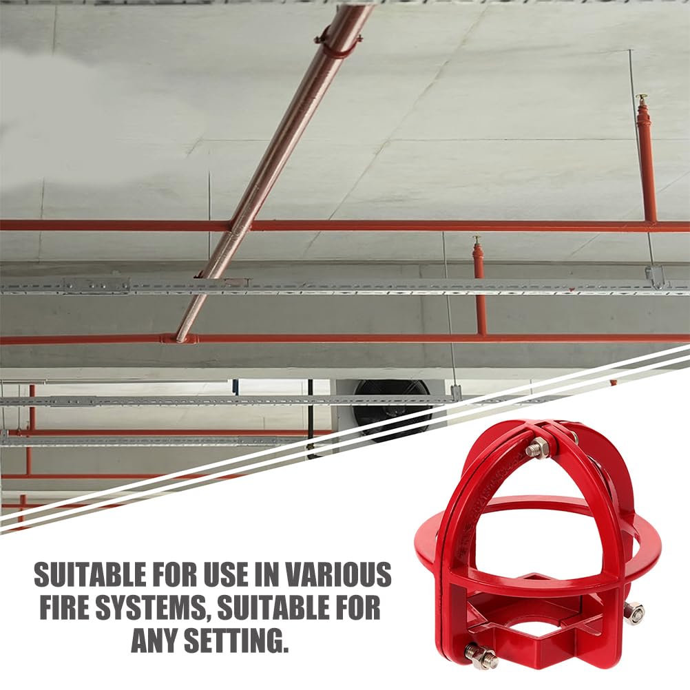 iplusmile Fire Sprinkler Protective Cover Cage Metal Guard for Sprinkler Head Dust Protection Easy Installation for Residential and Commercial Fire Safety - Image 3