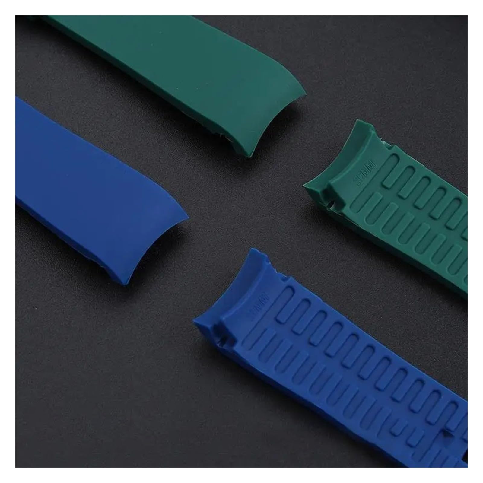 Generico Cinturino for orologio universale in silicone curvo compatibile con la serie GC Little Bee Dive YA136320/22 YA101202 cinturino 20 22 23 mm cintura impermeabile