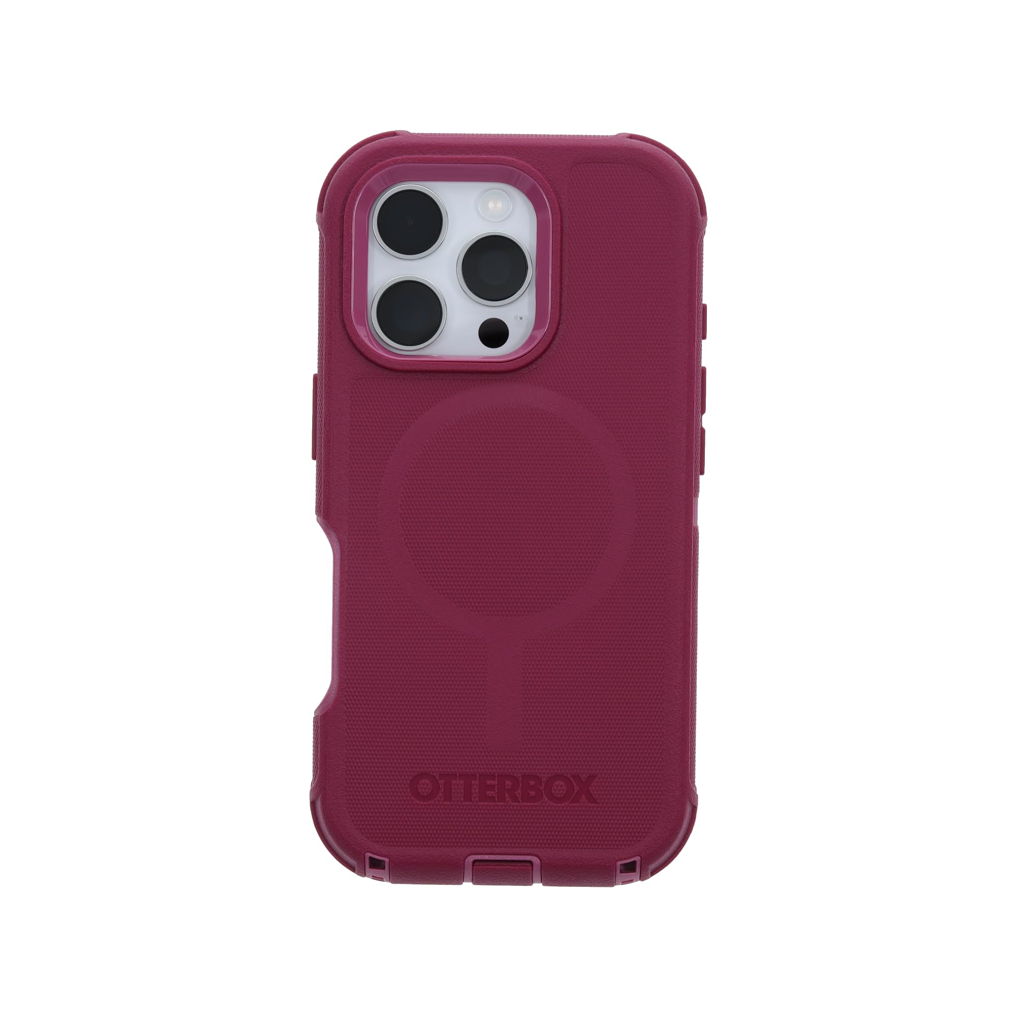 OtterBox Defender Series MagSafe Case for iPhone 16 Pro, Shockproof, Drop Proof, Ultra-Rugged, Protective Case, 7x Tested to Military Standard, Red