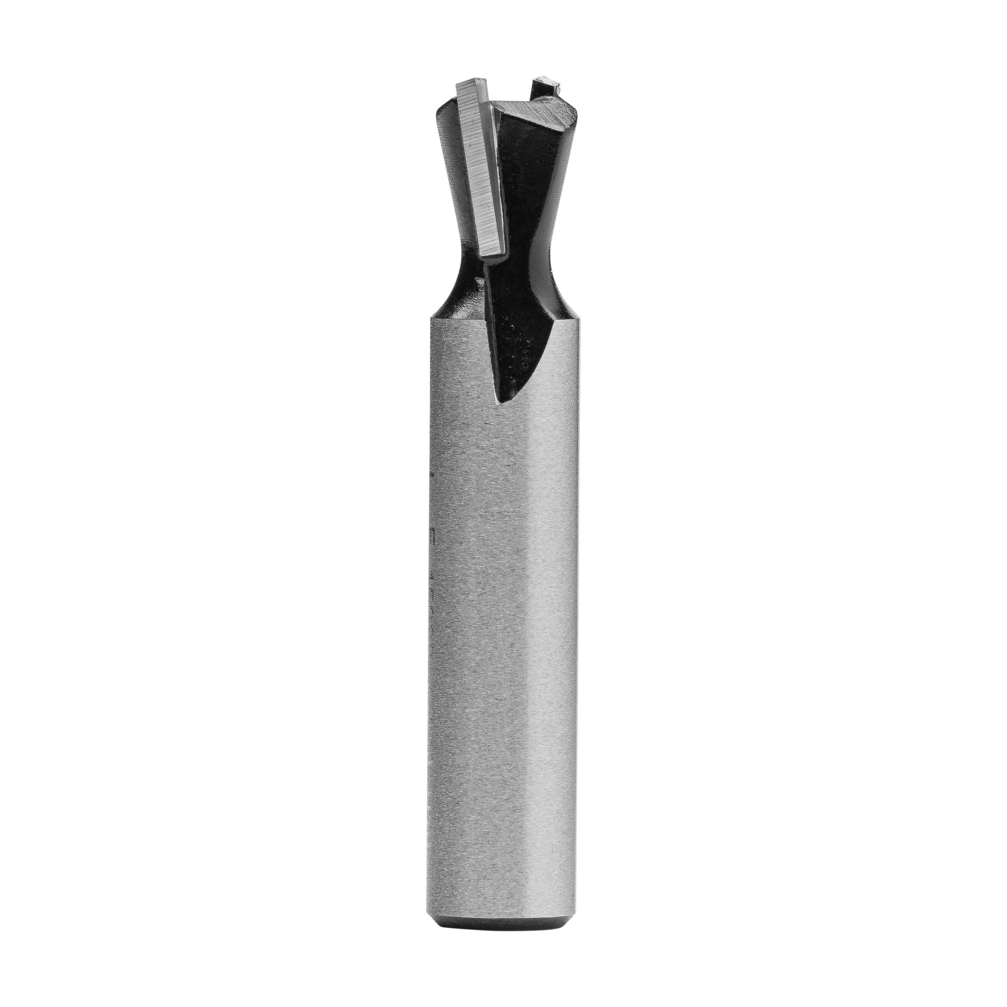 ENT 15988 Gratfräser HW (HM), Schaft (C) 8 mm, Durchmesser (A) 9,5 mm, B 9,5 mm, E 12°, D 32 mm, ohne Vorschneider