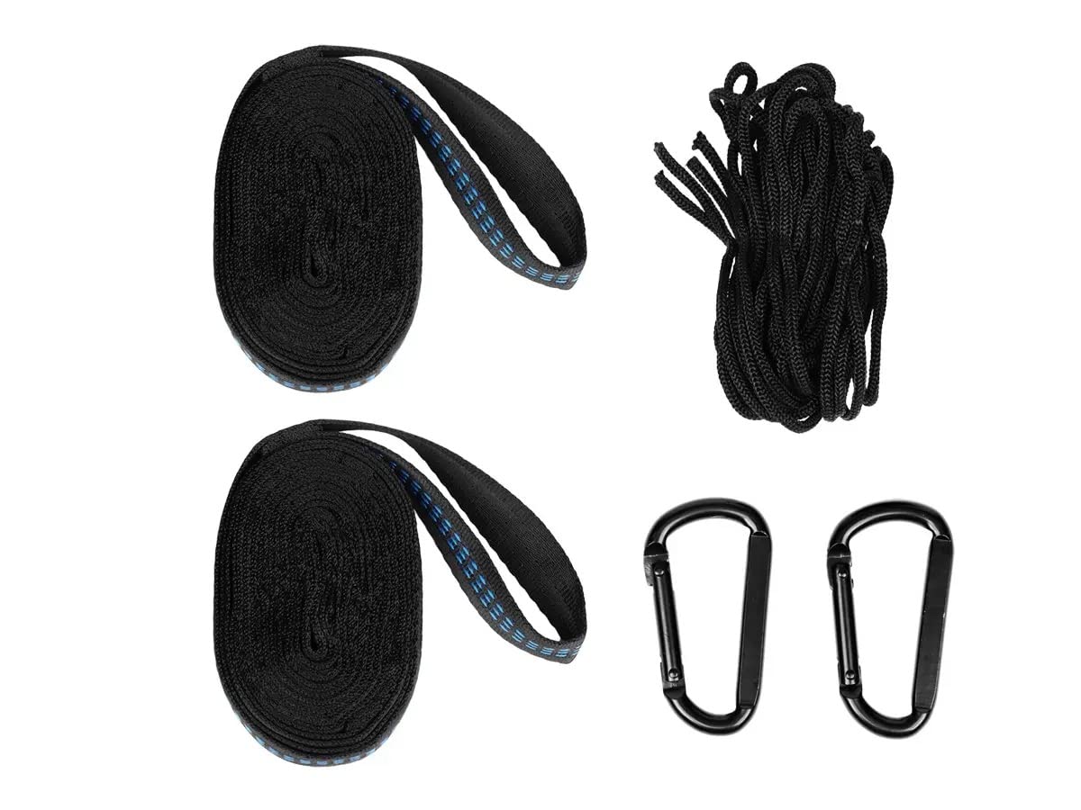 Monoprice Camp Hammock - with Bug Mesh and Built-in Carrying Case, Large Size, Holds 2 Persons, 2X 10 Foot Straps, Perfect for Camping, Outdoor, Travel, Survival, Hiking - Pure Outdoor Collection