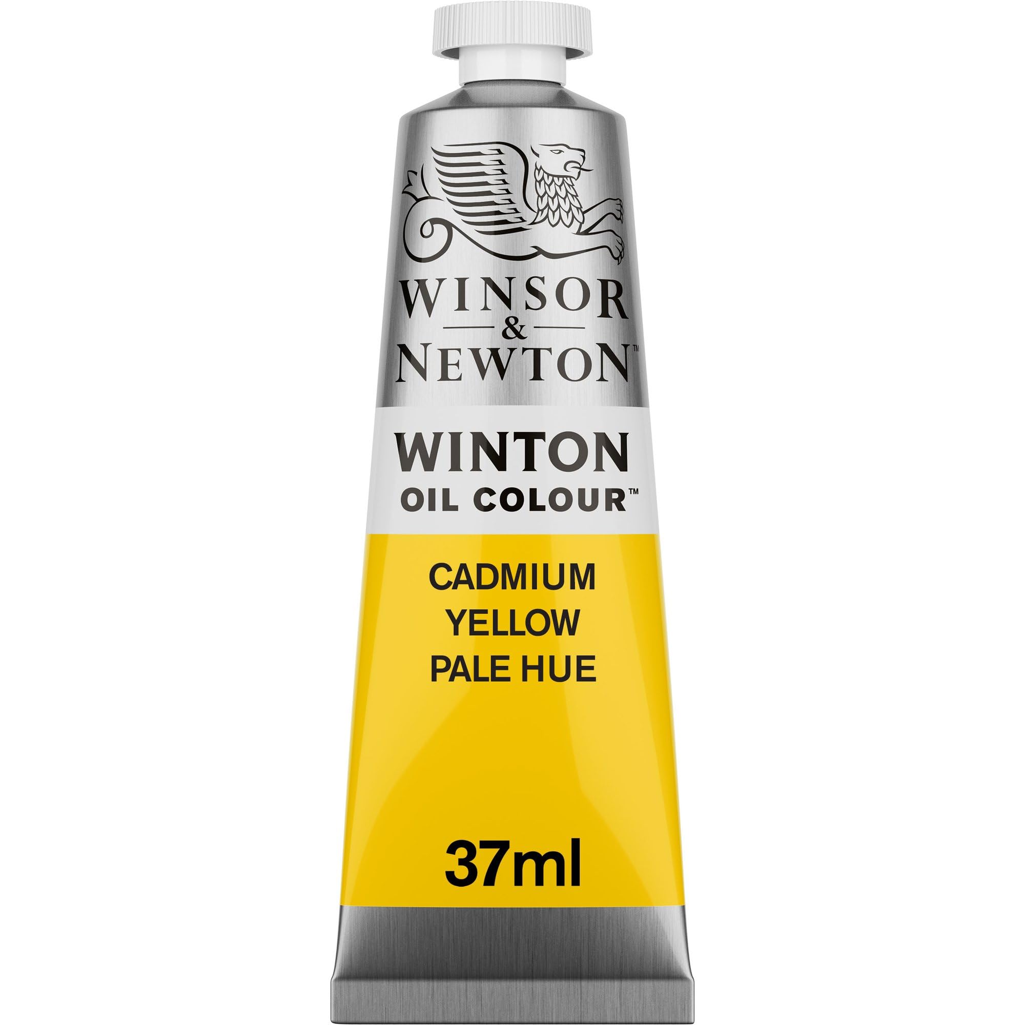 Winsor & Newton Winton Oil Colour Cadmium Yellow Pale Hue 37ml tube with even consistency, non-fading, high coverage, rich in colour pigments