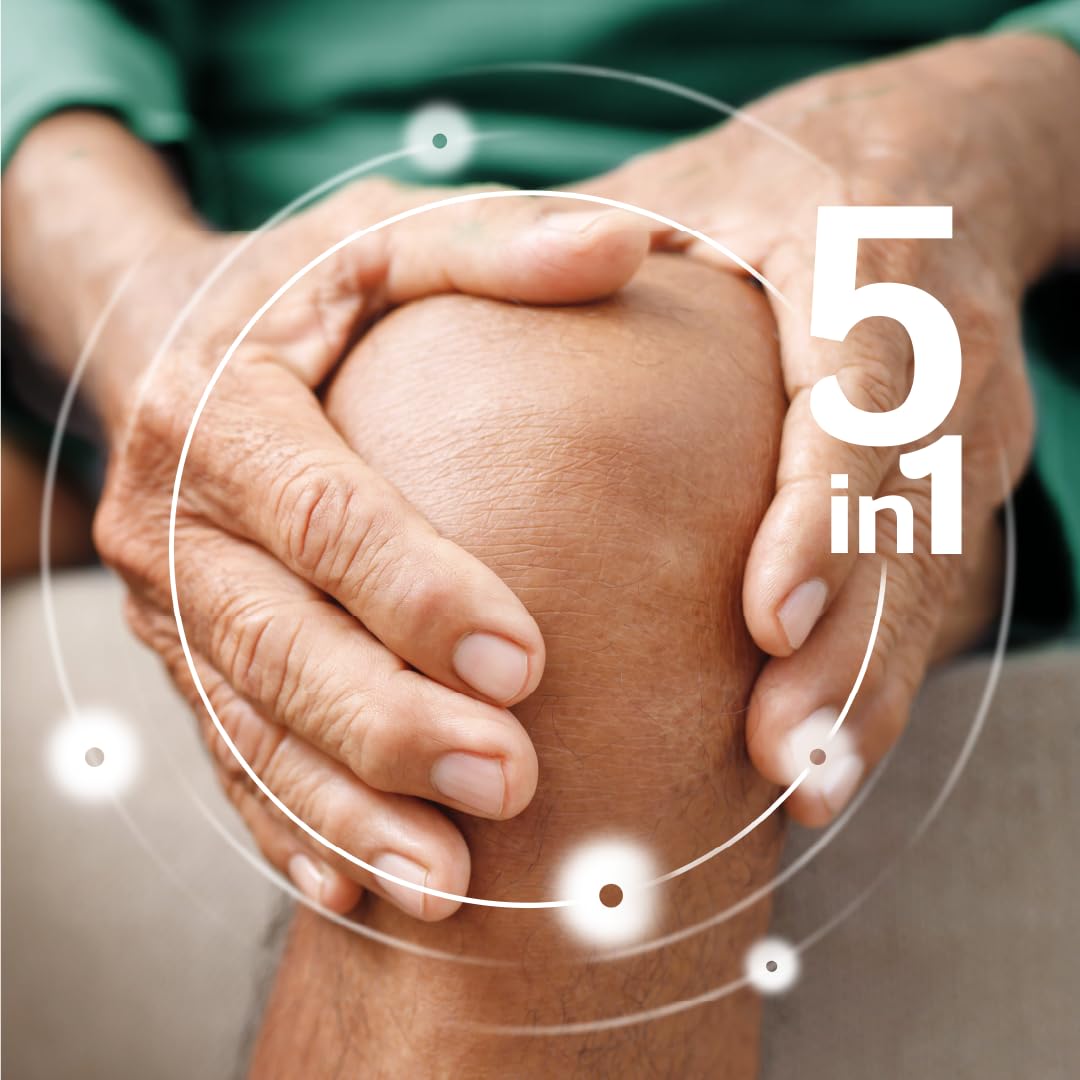 5-in-1 GLMax® Grünlippmuschel Plus – 60 Flüssigkapseln | Mit flüssiger Grünlippmuschel, Curcumin, Omega-3, Vitaminen & Johannisbeerblatt | Für Gelenke, Muskeln & Knochen
