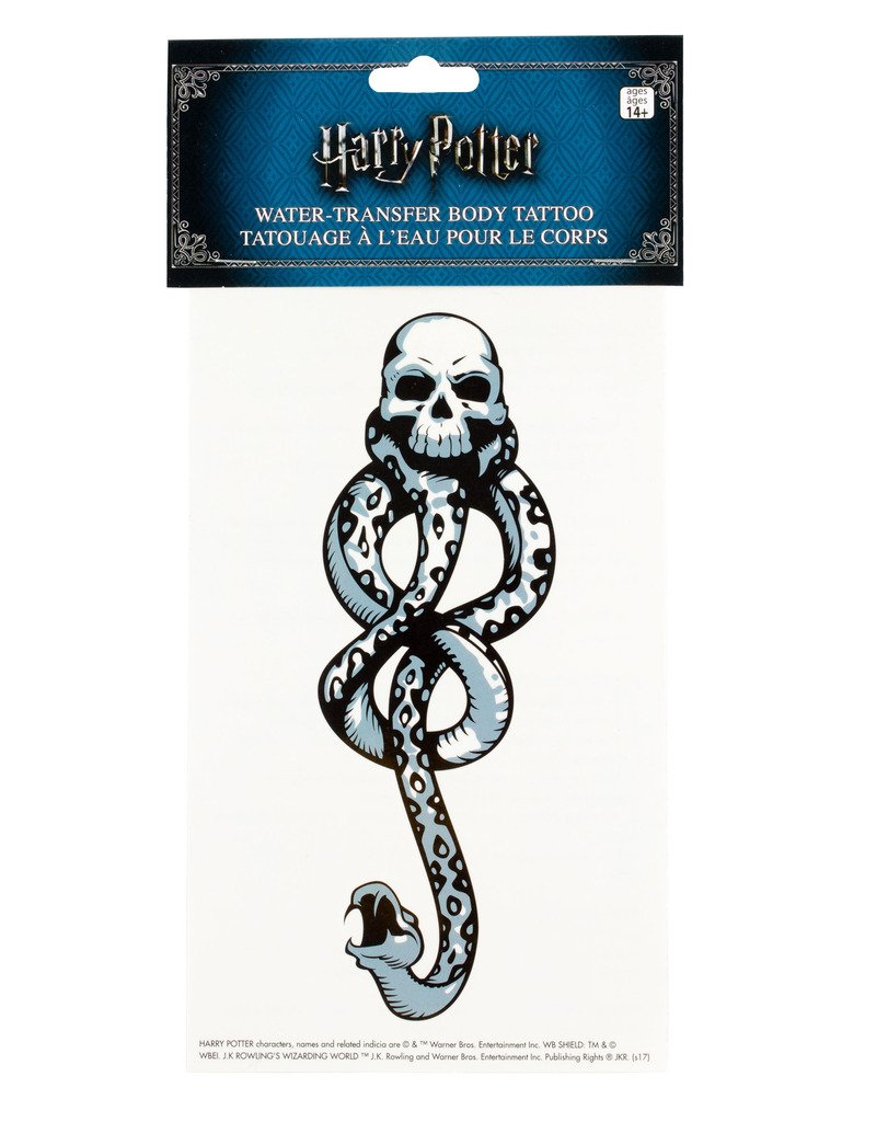 Amazon.com : Harry Potter Dark Mark Water Transfer Body Tattoo : Beauty &  Personal Care