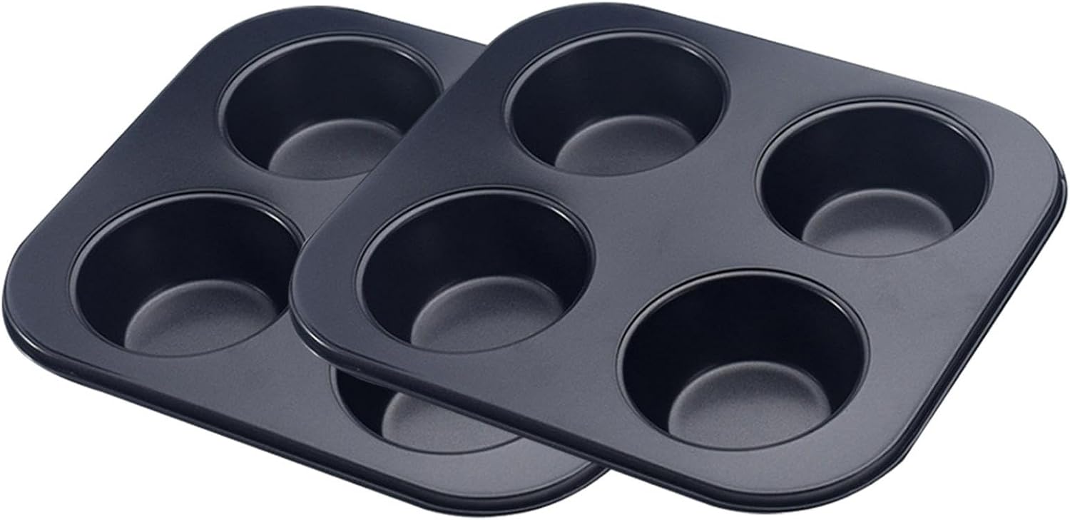 2pcs 4-Hole Muffin Pan, Bakeware...