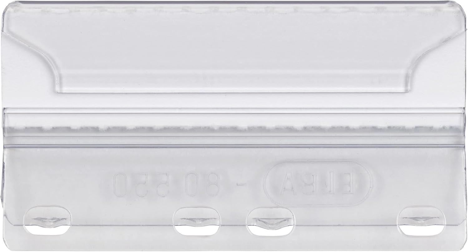 Elba 100552031 Label Holder for Hanging Files with 3–Line Inscription Label Pack of 50 Transparent