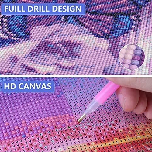SANYOCZH 5D Diamond Painting Kits, DIY Full Round Drill Waterfall Diamond Art Kits for Adults kids Beginners, Crystal Gem Crafts Wall Decoration for Home Office Room (12"x16", Autumn Forest Landscape)