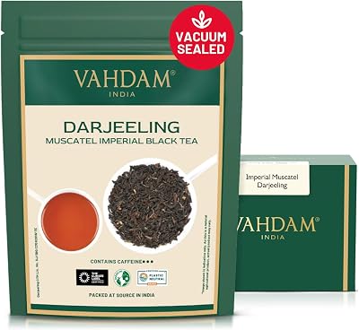 VAHDAM Muscatel Darjeeling Tea(100g|50+ Cups) LIMITED EDITION Black Tea
